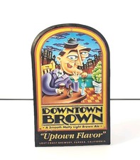 Duane Flatmo Art Metal Brewery Sign Downtown Brown Uptown Flavor Eureka Calif-jj