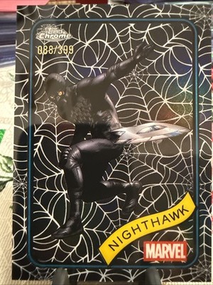 Marvel Topps Chrome  Nighthawk  088 /399    And Mysterio