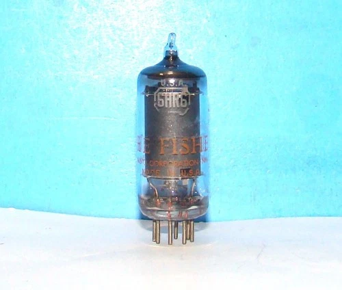 6HR6 Fisher by RCA radio audio amplifier vintage electron vacuum tube valve 6HR6
