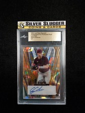 2024 Gavin Grahovac Leaf Metal Pre-Production Proof Auto Gold Lava 1/1 