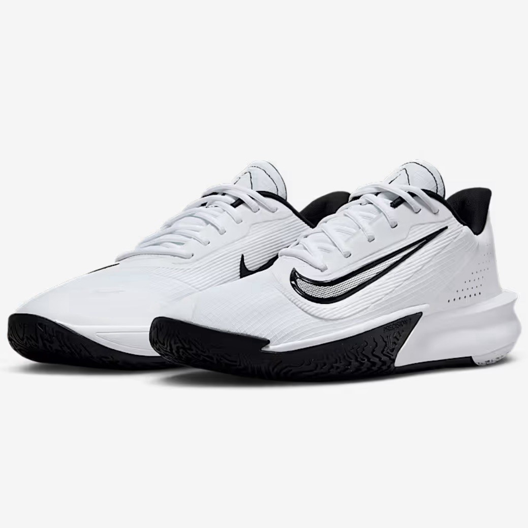 Nike Precision VII Basketball Shoes Sneakers White Black