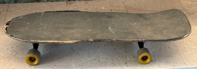 Monopatín Vision Gator vintage años 80 negro sobre negro camiones París Foto 4 de 4