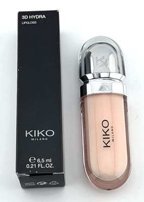 Kiko Milano 3D Hydra Lipgloss Softening Lip Gloss for A 3D Look #06 Candy Rose