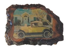 Vintage Model A Coupe Convertable Wood Wall Plaque Picture 12 X 8.5 Vintage Model A Coupe Convertable Wood Wall Plaque Picture 12 X 8.5