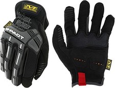 MPC-58 Mechanix Wear M-PACT Open Cuff Work Gloves Large Black/Gray