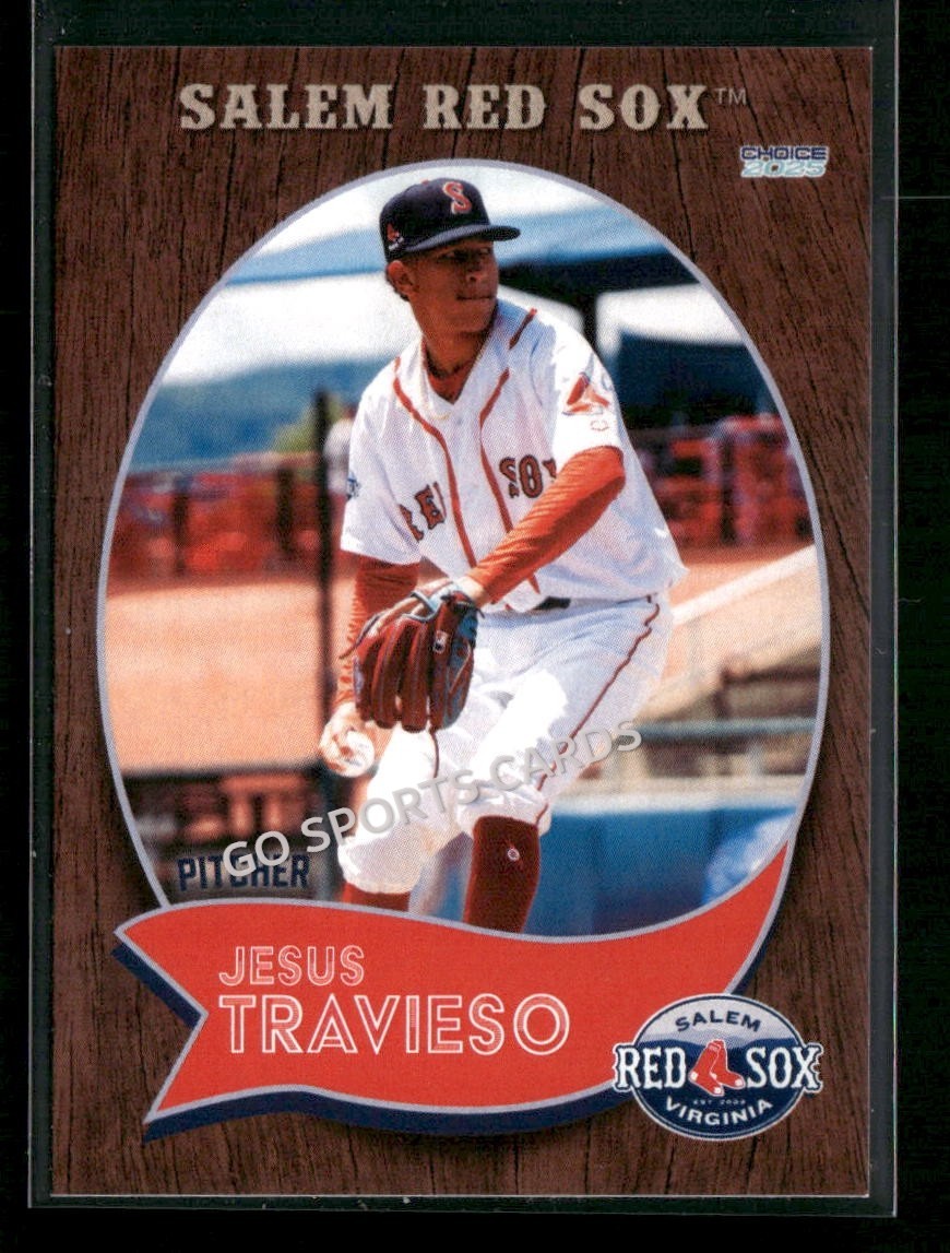 2025 Salem Red Sox Update Jesus Travieso RC Rookie Boston VZ | eBay