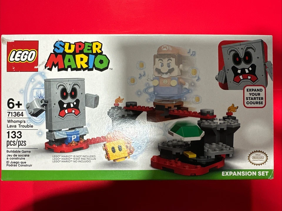 LEGO Super Mario Boomer Bill Barrage & Whomp’s Lava Trouble Expansion Set - Image 2 of 4