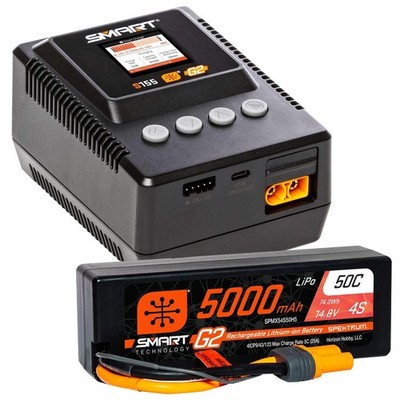 Spektrum 4S Smart Powerstage Bundle 5000mAh SPMXPSS400