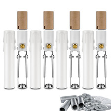 Candelabra E12 Light Socket,Length Adjustable Ceramic Bulb Socket for Chandelier