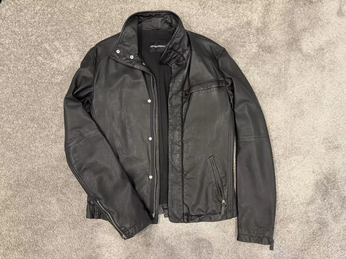 ARMANI Leather Jacket products for sale | eBay Australia