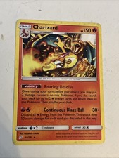 Charizard 14/181 Sun & Moon Team Up Rare Non Holo Pokemon TCG Card LP+
