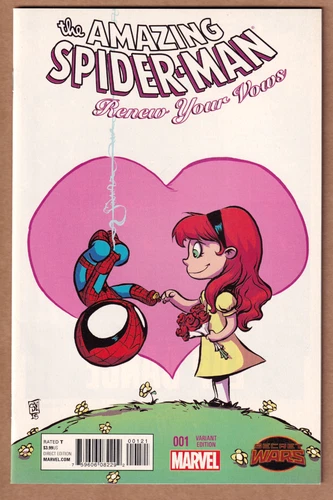 The Amazing Spider-man: Renew Your Vows #1 Skottie Young Variant Cover 2015 NM