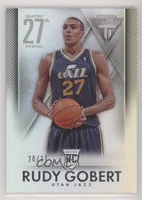 2013-14 Panini Titanium Draft Position 20/27 Rudy Gobert #126 4f5