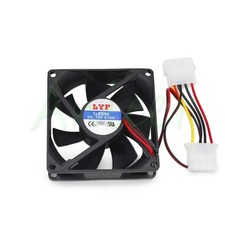 80mm x 25mm 12V 4pin PC Computer Case Cooler Cooling Fan