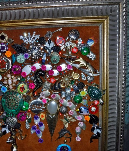 Jewelry Art Tree Nautical Life, super color, signed by Aritist - Picture 5 of 11