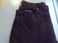 Vintage - Women's Burgundy Lee Riders Straight Leg - Size 8 - New without tags
