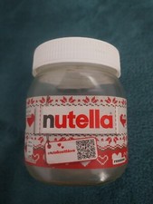 Nutella jar Christmas Late 2021 New (EMPTY)