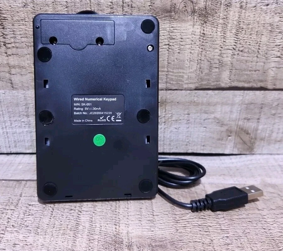 JELLY COMB USB Numeric Keypad PC and Laptops Quiet Soft Touch Plug & Play Open - Image 3 of 4