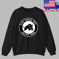 Black Panther Party Men's Black Size S to 3XL