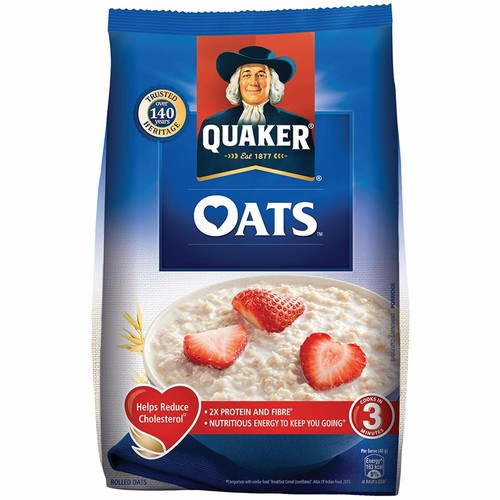 Quaker Oats Pouch, 1kg (free shipping world) - Picture 1 of 5