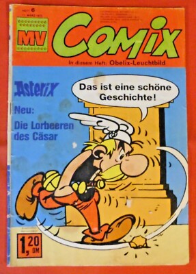 MV Comix 1972 issue 6, Asterix: the laurels of Caesar, Ehapa, Z 2-3