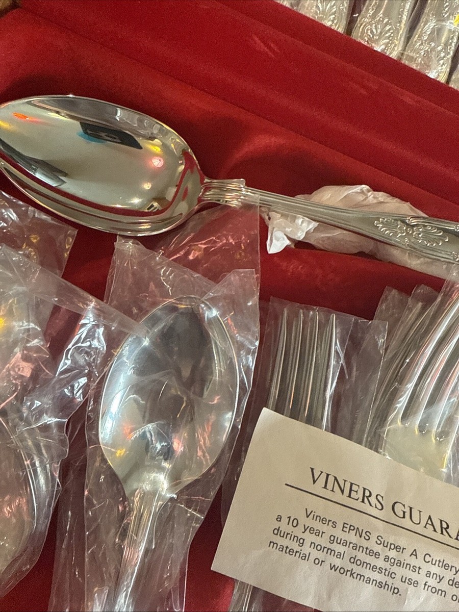 VINERS　キングスロイヤル　44本カトラリーセット A SET OF VINERS KING ROYALE SILVER PLATED 44 PIECE CUTLERY