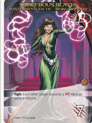 MORGAN LE FAY UD Marvel Legendary ANT-MAN MASTERMIND TACTIC SORCEROUS BLASTS