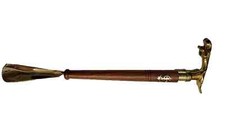 Shoe Horn Handmade Vintage Solid Wooden Brass Jaguar Handle - Nautical Style