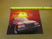 1978 Dodge Magnum Xe Sales Brochure 8 Pg Original Car Literature 1978 Dodge Magnum Xe Sales Brochure 8 Pg Original Car Literature