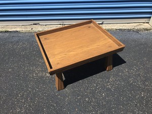 A Brandt Ranch Oak Tray Footstool Ottoman Ebay