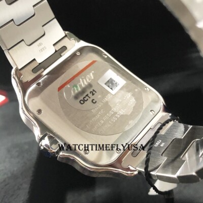 Cartier Santos Large WSSA0009/WSSA0018 Men's 39.8mm White Dial
