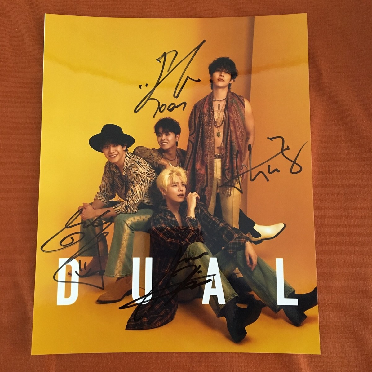 TheRose 直筆サイン入りポスター THE ROSE Photo Poster 8*10 Autographs SIGNED K-POP