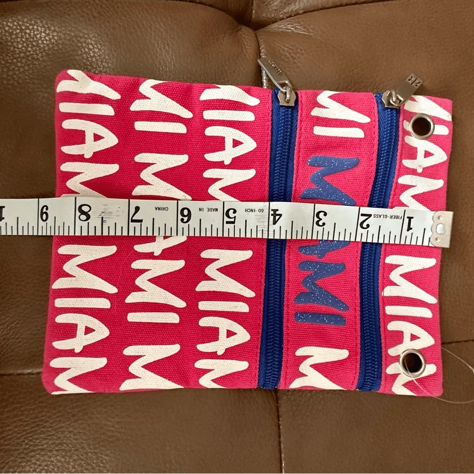 BOLSO DE MANO MIAMI BOLSA DE PASAPORTE Cuello Cartera Bandolera Foto 3 de 4