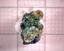 19021 MM Azurite Malachite Hilarion Mine Kamariza Agios Konstantinos Lavrion Eas