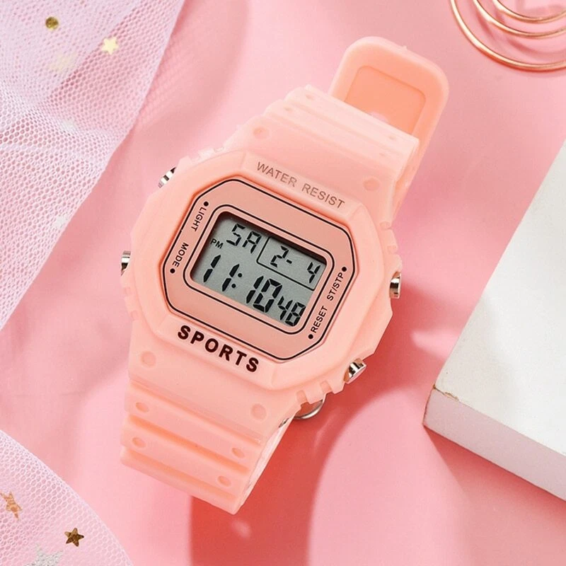 ensalada cayó semanal Reloj De Pulsera Digital Para Mujer Y Hombre Resistente Al Agua  Multifunción LED | eBay