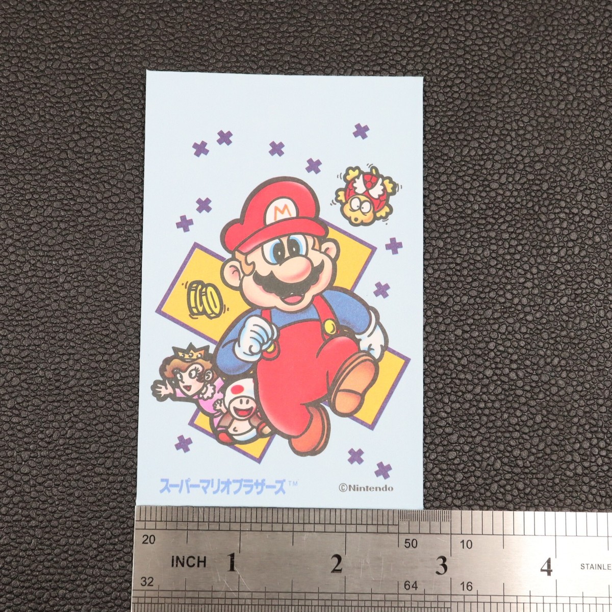 任天堂 - VINTAGE Nintendo SUPER MARIO CLUB BAG Club Nintendo Super Mario Bros Star Power Distressed Over