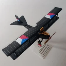 1:72 Czech Army Hansa Brandenburg C1 Biplane Model Diecast Military Collection