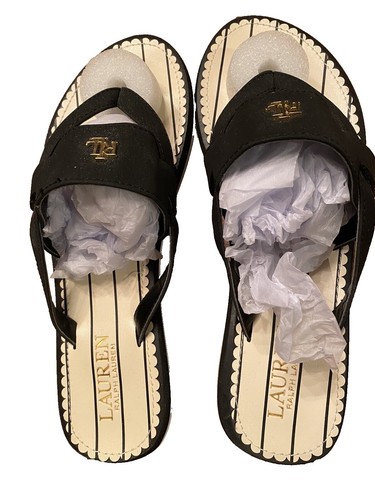 Sandales Lauren Ralph Lauren à Motif Serpent En Cuir - Taille US 11 / EUR 43 - Neuves Sans Boîte