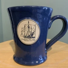 Explore NY 400 HYDE PARK  SUNSET HILL STONEWARE Handcrafted Coffee Mug USA