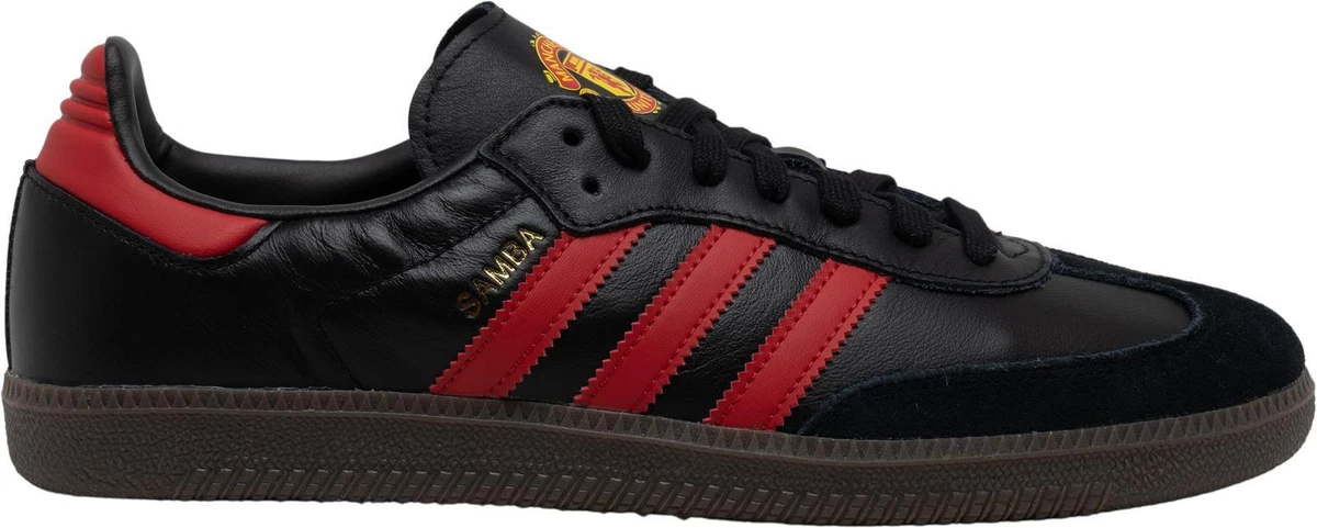 靴 adidas Samba Team Manchester United 27.5 adidas Manchester United x Samba Team Black Real Red for Sale