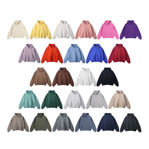 Sweatshirt Winter Loose Plus Velvet Weatshirt Unisex Oversize Thickened Hooded - Picture 5 of 35