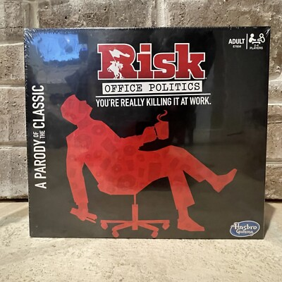 #ad #ad Risk Board Game Office Politics Humor Team Building Fun Hasbro Factory Sealed $15.00