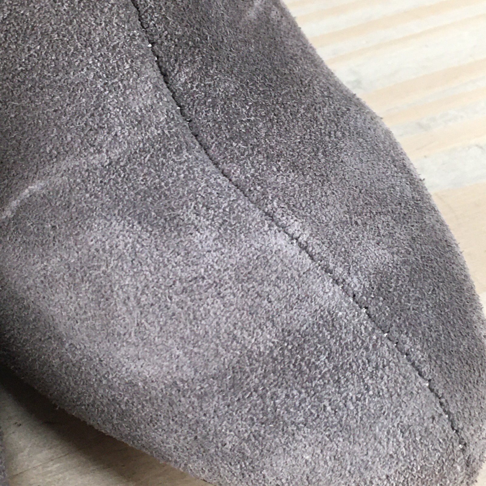 Sole Society Boots Womens 5.5M Gerii Slouchy Heels Knee High Gray Suede Pull On