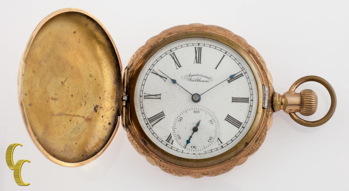 Waltham full hunter pocket clearance watch