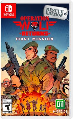 *NEW* Operation Wolf Returns: First Mission Rescue Edition - Nintendo Switch