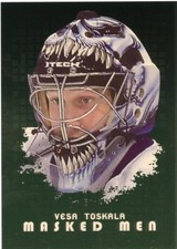 08-09 BETWEEN THE PIPES MASKED MEN GOLD MASK /10 #MM-24 VESA TOSKALA *44409