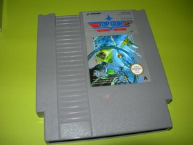 TOP GUN THE SECOND MISSION NINTENDO NES 8 BIT PAL A GBR ITA ITALIAN COMPLETE