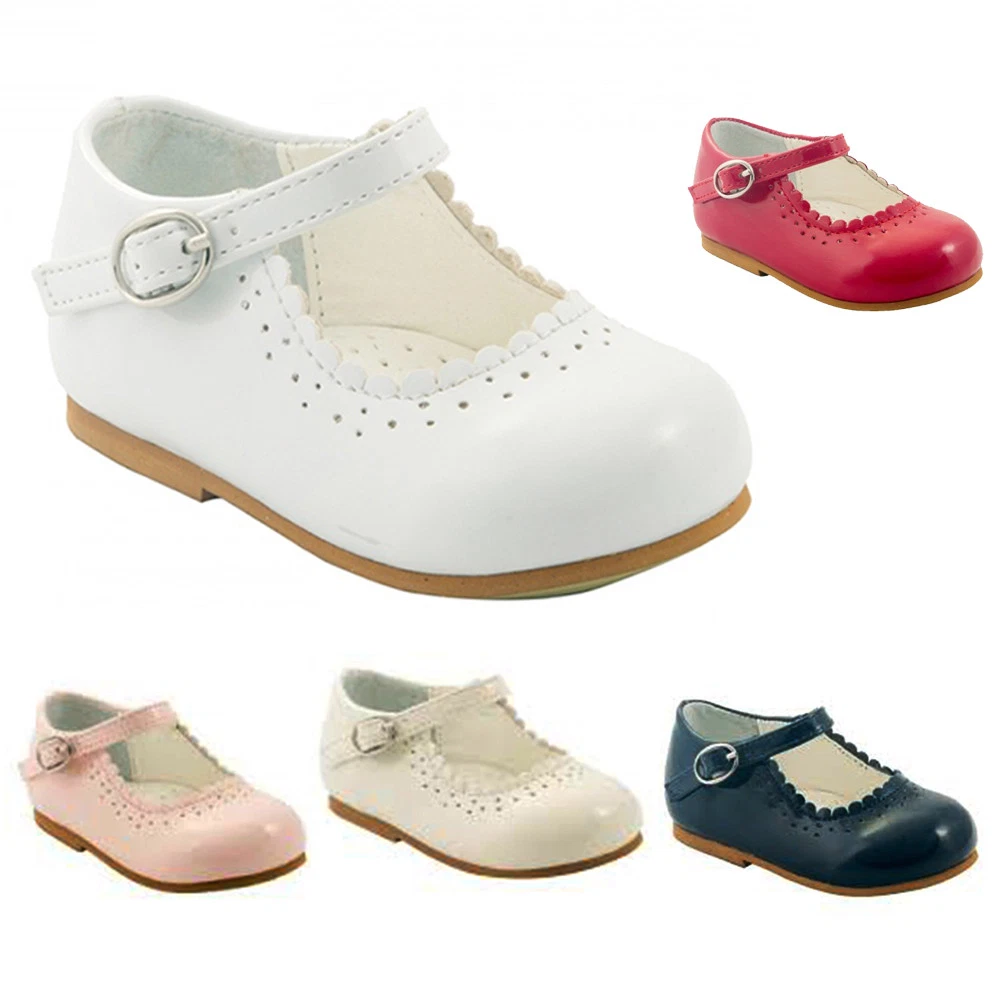 Baby girl white leather 2024 shoes