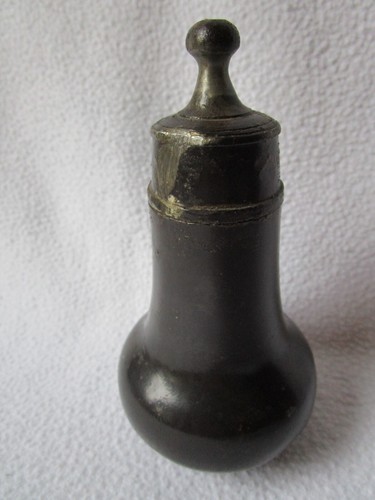 sehr alte Kinderflasche Milchflasche 19. Jhd. Metall Zinn Schraubdeckel Saugloch - Picture 13 of 13