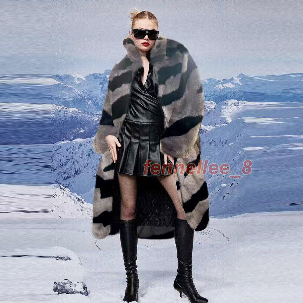 アンティミテ　2024winter fur coat サイズS long_chinchilla_coat_hooded_34